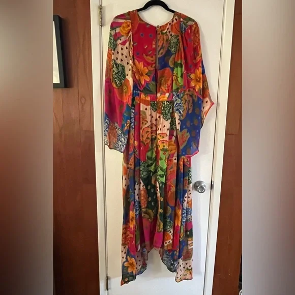 Farm Rio Sunny Mix Maxi Dress - Picture 4 of 13